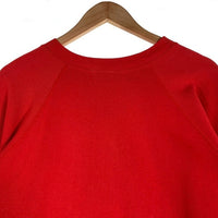 80's Pannill パニール BISHOP McCORT CRUSHERS クルーネックスウェット レッド USA製 Size L 福生店