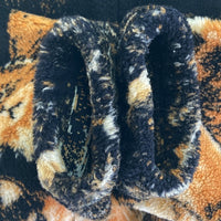 MAZMANIA マズマニア USA製 キャット 猫柄 フリースジャケット ブラック sizeキッズXL 瑞穂店