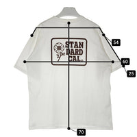 STANDARD CALIFORNIA スタンダードカリフォルニア ヘビーウェイト ポピーロゴ Tシャツ ホワイト sizeXL 瑞穂店