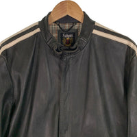 Schott ショット クラシックレーサー シングルライダースジャケット ブラック 牛革 USED加工 3121010 Size XL 福生店