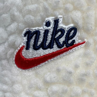 NIKE ナイキ ジップアップ フリースジャケット ホワイト ベージュ ブルー BV3722-133 Size XL 瑞穂店