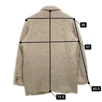 ETRE TOKYO エトレトウキョウ ウール モヘア 2B テーラードジャケット アイボリー 1221501038-0 Size M 瑞穂店