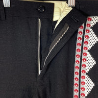 COMME des GARCONS HOMME PLUS コムデギャルソンオムプリュス PR-P018 AD2006 サイドライン ウール スラックスパンツ ブラウン sizeSS 瑞穂店