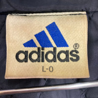 adidas アディダス 中綿入り ナイロンジャケット ブラック sizeL-O 瑞穂店