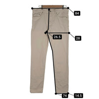 HYSTERIC GLAMOUR ヒステリックグラマー ベッドフォードコードストレッチ スリムパンツ アイボリー 0261AP05 Size 32 福生店