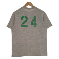 WAREHOUSE ウエアハウス GREEN MACHINE ステンシルプリント Tシャツ グレー Size M 福生店