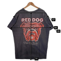 90's RED DOG レッドドッグ プリントTシャツ フェードブラック USA製 TENNESSEE RIVER GOLD Size XL 福生店