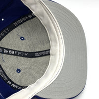 90's New Era ニューエラ MLB ニューヨーク・ヤンキース 59FIFTY ベースボールキャップ ロイヤルブルー ウール USA製 Size 7 3/8 (56.8cm) 福生店