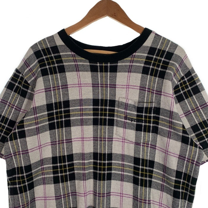 SUPREME シュプリーム 18SS Jacquard Tartan Plaid Tee ジャガード 