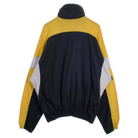 BALENCIAGA バレンシアガ カラーブロックアノラック プルオーバー コットン ブラック イエロー T830 534357 TAV04 Size XL 福生店