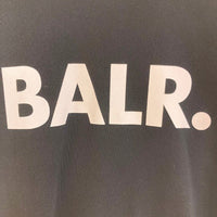 BALR. ボーラー ロゴプリント クルーネックスウェットトレーナー ブラック SizeXL 瑞穂店