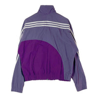 adidas アディダス 3トーン ナイロン トラックジャケット パープル sizeS※袖口汚れあり 瑞穂店