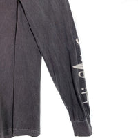 HIDE AND SEEK ハイドアンドシーク Heart And Dagger L/S Tee プリント 長袖 Tシャツ ロンT チャコール Size L 福生店