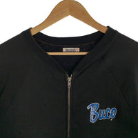 The Real McCoy's リアルマッコイズ Buco ブコ プリント ジップアップスウェットトレーナー ブラック Size L 福生店