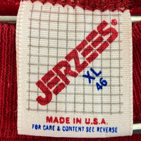 49ers フォーティーナイナーズ 1989年 USA製 JERZEESボディ BACK TO BACK CHAMPIONS スウェットトレーナー レッド sizeXL 瑞穂店