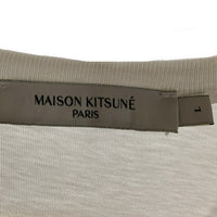 MAISON KITSUNE メゾンキツネ グレーフォックスワッペン Tシャツ ホワイト GM00118KJ0008 Size L 福生店