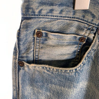 WACKO MARIA ワコマリア WHITE OAK CONE DENIM USED加工 デニムパンツ ジーンズ インディゴ 赤耳 Size M 福生店
