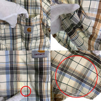 CAHARTT W.I.P カーハート ワークインプログレス S/S VILAY SHIRT 半袖 チェックシャツ ベージュ ナチュラル I028944.05.90.03 Size M 福生店
