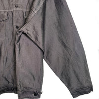 Mega Maxx Jeans MGMX メガマックスジーンズ トラッカージャケット シルバー Size XXL 福生店