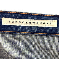 sunaokuwahara スナオクワハラ パッチワーク マルチポケット ダメージ加工 デニムショーツ インディゴ sizeM 瑞穂店