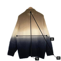 sacai サカイ 22AW Tie Dye Knit Cardigan タイダイニットカーディガン ウール ベージュ ホワイト ブラック グラデーション 22-02915M Size 2 福生店