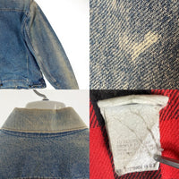 Levi's リーバイス 70401-0816 デニムジャケット ネルライナー インディゴ size38 瑞穂店