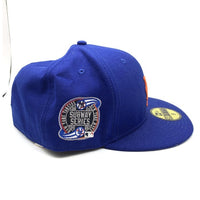 AWAKE NY アウェイク New Era ニューエラ 59FIFTY ニューヨーク・ニックス ベースボールキャップ 2000サブウェイシリーズワッペン ブルー Size 8 (63.5cm) 福生店