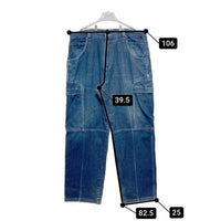 FUBU フブ バギーデニムパンツ ブルー size42 瑞穂店
