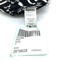 Supreme シュプリーム Team Stripe Beanie ニット帽 ビーニー ブラック×ホワイト 瑞穂店