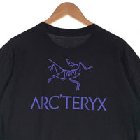 ARC'TERYX アークテリクス Emblem SS Crew 半袖 Tシャツ ブラック ブルー Size L 福生店