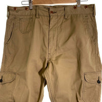 SUGAR CANE シュガーケーン コットン カーゴパンツ カーキ ドライパラフィン加工 SC40972 Size 36×32 福生店