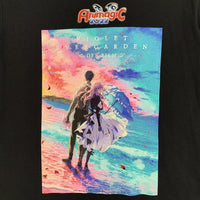 Animagic アニマジック 2022 Violet Ever Garden ヴァイオレットエヴァーガーデン プリントTシャツ ブラック Size S 福生店