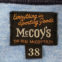 The Real McCOY'S リアルマッコイズ リンガーTシャツ プリント ブルー Size 38 福生店
