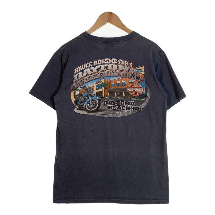 00's HARLEY DAVIDSON ハーレーダビッドソン プリントTシャツ ブラック