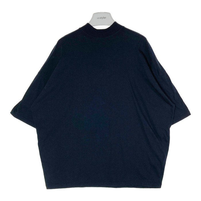 【関税込み】Jil Sander ネイビー ロゴタグ Tシャツ JIL SANDER ジルサンダー JSMR706022 モックネックTシャツ
