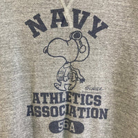Buzz Rickson's バズリクソンズ PEANUTS ピーナッツ スヌーピー U.S.NAVY スウェット グレー sizeXL 瑞穂店