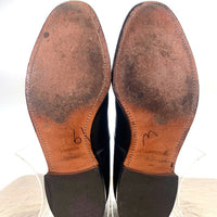 JOHNSTON&MURPHY ジョンストンアンドマーフィー キャップトゥ レザーシューズ ブラック USA製 Size 10C/A 福生店