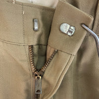 US ARMY アメリカ軍 60's~ アーミーチノ SCOVILLジップ 脇割り チノパンツ カーキ size36 瑞穂店