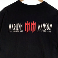 00's MARILYN MANSON マリリンマンソン THE GOLEN AGE OF GROTESQUE プリントTシャツ ブラック SHOOTタグ Size L 福生店