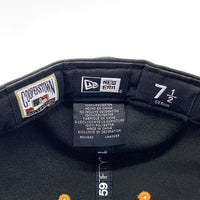 New Era ニューエラ 59FIFTY MLB シカゴ・カブス ベースボールキャップ ブラック オレンジ Size 7 1/2 (59.6cm) 福生店
