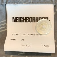 NEIGHBORHOOD ネイバーフッド 22SS モノグラム ショートスリーブシャツ グレー 221TSNH-SHM07 Size XL 福生店