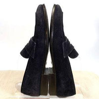 Santoni サントーニ スウェード コインローファー ネイビー B33B Size 8 福生店