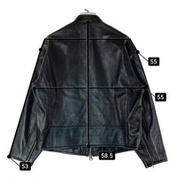 Retro Grade レトログレード 8521031 シープレザー シングル ライダースジャケット ブラック sizeS 瑞穂店