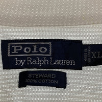 Polo by Ralph Lauren ポロラルフローレン STEWARD オープンカラーコットンシャツ 半袖 ホワイト Size XL 福生店