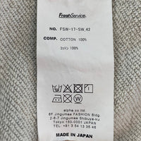 FreshService フレッシュサービス スウェットクルーネックトレーナー グレー FSW-17-SW42 Size M 福生店