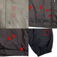 Ground Y グラウンドワイ ヨウジヤマモト バックプリント ナイロン コーチジャケット ブラック GW-J52-600 Size 3 福生店