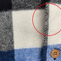 90's BIG MAC ビッグマック バッファローチェック フランネルシャツ ブルー USA製 94年 Size M-R 福生店