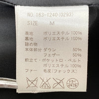 CECIL McBEE セシルマクビー ファーロングダウンジャケット ブラック sizeM 瑞穂店