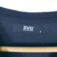 SVG NEIGHBORHOOD ネイバーフッド CLASS-1 VネックプリントTシャツ ブラック 2014SVG Size 4 福生店