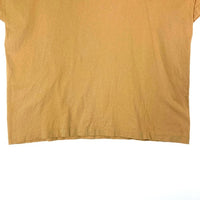 STUSSY ステューシー オールド 黒タグ ロゴ おじさん 両面プリント Tシャツ ベージュ sizeXL 瑞穂店